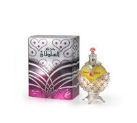 KHADLAJ PERFUMES - Aceite Perfumado Hareem Al Sultan Silver | Sin Alcohol | Fragancia Duradera | Para Piel Sensible | Bergamota, Rosa y Sándalo, 35 ml