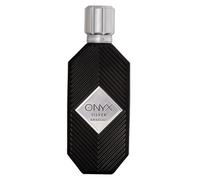 Khadlaj - Perfume de ónix plateado unisex con bergamota, jengibre, pimienta negra, petitgrain, cardamomo, pachulí, labdanum, benzoíno, frijoles tonka