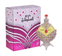 KHADLAJ PERFUMES - Aceite Perfumado Hareem Al Sultan Silver | Sin Alcohol | Fragancia Duradera | Para Piel Sensible | Bergamota, Rosa y Sándalo, 35 ml