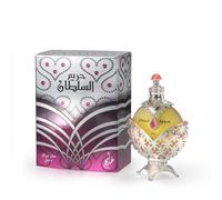 KHADLAJ PERFUMES - Aceite Perfumado Hareem Al Sultan Silver | Sin Alcohol | Fragancia Duradera | Para Piel Sensible | Bergamota, Rosa y Sándalo, 35 ml