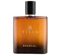 KHADLAJ PERFUMES Titan - Perfume eau de Parfum, fragancia duradera para hombres, madera, especiada, ámbar, 100 ml/3.4 onzas