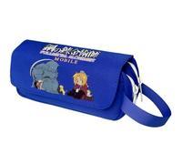 KHAFVXTP para Fullmet-al Alchemi-st Estuche Escolar Niño, Estuches de Lápices Gran Capacidad, Portátil con Doble Cremallera para Estudiantes Adolescentes Niños, Estuche(A4)