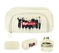 KHAFVXTP para Tokyo Reven-gers Estuches para lápices, Estuche Portalapices Neceser Maquillaje, Estuches de Lápices de Gran Capacidad para Estudiantes, Estuche(A5)
