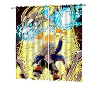 KHAFVXTP para Under.ta-le Anime Cortinas, Patrón de Impresión 3D Cortina Opacas Térmica Aislante, Blackout Curtains con Fruncido, para Niña Niño, Anime(A3,100 * 140CM)
