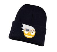 KHAFVXTP So-ul Eat-er Gorro Mujer, Gorro de Punto con Anime Impresión, Moda Slouch Sombreros, para Amigos, Familias, classic(Black7)