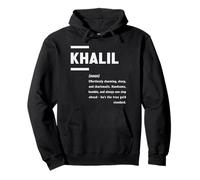 Khalil Definición Nombre Khalil Sudadera con Capucha