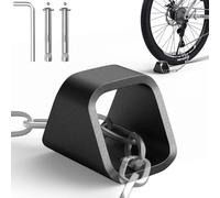 KHAMAL Anclaje de pared para bicicleta, antirrobo para bicicletas con tornillos, anclaje de pared estable y anclaje al suelo, antirrobo para bicicleta con soporte de pared
