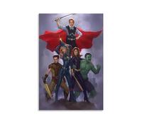 KHAMEO Póster de lienzo con texto en inglés "How I Met Your Mother" (Cómo conocí a vuestra madre), póster decorativo en lienzo para pared e imagen artística, póster moderno para decoración de