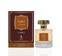 KHAMRAAH Perfume de 100 ml, fabricado en Dubai, con notas especiadas, vainilla ámbar, canela y madera, EDP oriental perfecto para mujeres y hombres (café Jumrah)