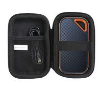 Khanka Duro Viaje Estuche Bolso Funda para für SanDisk Extreme Pro Portable SSD 1TB/2TB/250GB/500GB (Funda para SanDisk Extreme Pro)
