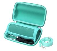 Khanka Duro Viaje Estuche Bolso Funda para JBL Flip 6/ Flip 5 Altavoz Bluetooth portátil (con Caja de Silicona-Azul)