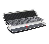 Khanka Duro Viaje Estuche Bolso Funda para Logitech MX Keys S/Plus - Teclado Inalámbrico Iluminado Avanzado (Solo Estuche)