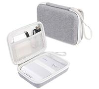 Khanka Duro Viaje Funda Case Estuche para Canon Selphy Square QX10 Impresora Impresoras fotográficas. (Blanco)