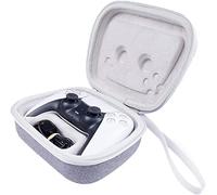 Khanka Duro Viaje Funda Case Estuche para Sony PlayStation 5 PS5 Mando inalámbrico DualSense.（Solo Estuche, Blanquecino