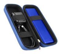 Khanka Estuche de viaje duro de repuesto para Anker PowerCore II 20100 velocidad carga rápida 3.0 20100mAh Cargador portátil Batería externa Banco de energía (azul)