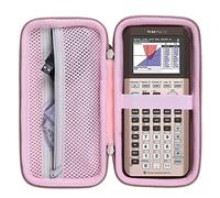 Khanka Estuche de viaje duro de repuesto para calculadora gráfica de color Texas Instruments TI-83 Plus/TI-84 Plus CE, solo funda (oro rosa)