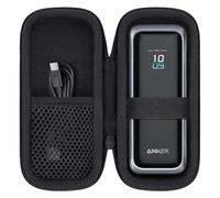 Khanka Estuche para Anker Prime Power Bank 20,100mAh 220W / 20,000mAh 200W, Funda de Viaje para Anker Prime Power Bank 220W (A110B) / 200W (A1336), Solo Estuche (Negro)