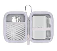 Khanka Estuche para Lexar ES5 ES4 SL500 SL500M 1TB/2TB/4TB Portátil SSD, Funda de Almacenamiento para Lexar/ES5/ES4/SL500/SL500M Externo SSD, Solo Funda (Blanco)