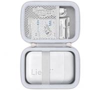 Khanka Estuche para Liene Pearl K100 Mini Impresora Fotográfica instantánea | Compatible con Liene Pearl K100 Bluetooth Impresora 2x3; Carcasa de EVA,Interior de Terciopelo,Blanco, Solo Funda
