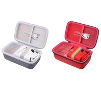 Khanka Estuche para Polaroid Go Gen 3/Gen 2/Go - Gris + Rojo