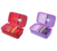 Khanka Estuche para Polaroid Go Gen 3/Gen 2/Go - Rojo + Morado