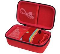 Khanka Estuche para Polaroid Go Generation 3/Go Generation 2/Polaroid Go Camara Instantanea, Bolsa Rígida de Viaje con Asa de Transporte, Solo Estuche (Rojo)