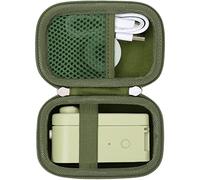 Khanka Estuche Rígido de para MakeID de Etiquetas Bluetooth Máquina etiquetadora y Accesorios de Cinta (Verde, Solo Estuche)