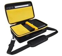 Khanka Estuche rígido de Repuesto para la Impresora fotográfica instantánea Kodak Dock ERA 4PASS (4x6 Pulgadas), sólo Estuche (Negro, Cremallera Amarilla)
