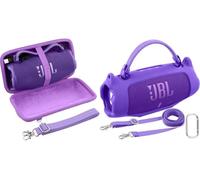 Khanka Estuche rígido de Viaje para JBL Charge 6/Charge 5/Charge 4 + Funda Protectora de Silicona para Altavoz Bluetooth JBL Charge 6, Solo el Estuche.