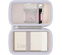 Khanka Estuche Rígido para Liene Pearl N200 Pro Mini Impresora Fotográfica | Compatible con Liene Pearl N200 Pro Mini Impresora Fotográfica Portátil;estuche rígido de almacenamiento,Dorado,Solo Estuche