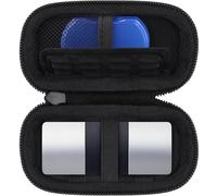 Khanka Estuche rígido para monitor cardíaco de ECG KardiaMobile 6L/1L,funda compatible con el monitor cardíaco personal Kardia de 6/1 derivación con mosquetón y cordón (no incluye pastillero ni ECG)
