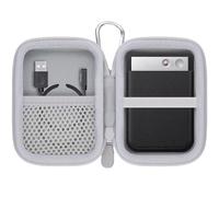 Khanka Estuche Rígido para PLAUD Note Pro/Note AI Grabadora de Voz | Para PLAUD Note Pro/Note AI Grabadora de Voz;estuche rígido con mosquetón,Gris,Solo Estuche