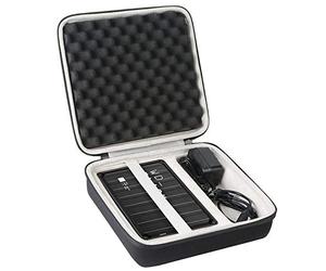 khanka Funda de Viaje para Disco Duro Externo portátil WD Black 2 TB 4 TB 5 TB P10 / 8 TB D10 Game Drive