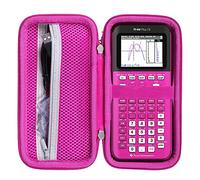 Khanka Funda de viaje rígida de repuesto para calculadora gráfica de color Texas Instruments TI-83 Plus/TI-84 Plus CE, solo funda (positivamente rosa)