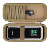 Khanka Funda para Anker Zolo Power Bank 25,000mAh(165W)/Prime 27,650mAh Power Bank(250W), Estuche de Viaje para Almacenamiento de Anker A1695/A1340 PowerBank, Solo Funda (Golden)