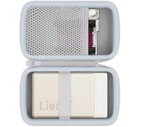 Khanka Funda para Liene Pearl N200 Pro Mini Impresora Fotográfica Portátil, Estuche Rígido de Viaje y Almacenamiento para Liene Pearl N200 Pro Impresora y Cartuchos, Solo Funda (Blanco)