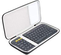 Khanka Funda para Logitech Pebble Keys 2 K380s/Logitech K380 Teclado Inalámbrico Bluetooth Multidispositivo, Solo Funda (Forro Blanco)
