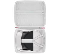 Khanka Funda rígida de Viaje de Repuesto para Auriculares Meta Oculus Quest 2 VR Gaming de 64 GB/256 GB (Interior Blanco)