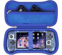 khanka Funda rígida de viaje de repuesto para consola de juegos de mano retro Anbernic RG556, solo funda. (azul)