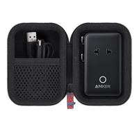 Khanka para Adaptador de Viaje Anker Nano de Viaje Funda de Transporte rígida, Funda Compatible con A9215 Adaptador de Viaje Nano de Anker (5 en 1, 20 W),sólo Funda
