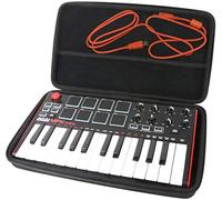 Khanka para Akai Pro MPK Mini MKII MK2/MK3/Mini Play - Teclado portátil EVA Duro Viaje Estuche Bolso Funda by
