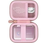 Khanka para Anker Nano Power Bank,10.000mAh 45W( A1638) Powerbank Estuche Rígido de Viaje, Funda de Almacenamiento para Batería Compacta Anker Nano 45W MAX, Solo Funda (Rosa)