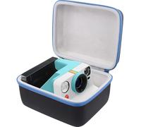 Khanka para cámaras instantáneas Polaroid Now Gen 3, Now+ Gen 3, Now Gen 2, Now+ Gen 2, Now, Now+, I-2, Flip, OneStep+ y OneStep 2 Estuche rígido, bolsa de transporte,solo el estuche (Cremallera azul)