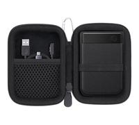 Khanka para Grabadora de Voz PLAUD Note IA Estuche Rígido de Transporte, Funda de Almacenamiento Compatible con PLAUD Note AI Grabadora de Audio con Clip Mosquetón, Solo Estuche (Negro)