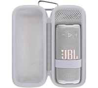 Khanka para JBL Grip Altavoz Bluetooth Funda Rígida, Estuche de Viaje y Transporte para Altavoz Bluetooth Compacto JBL Grip con Mosquetón, Solo Estuche (Blanco)