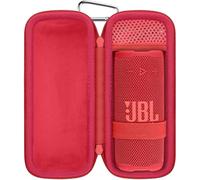 Khanka para JBL Grip Altavoz Bluetooth Funda Rígida, Estuche de Viaje y Transporte para Altavoz Bluetooth Compacto JBL Grip con Mosquetón, Solo Estuche (Rojo)