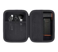 Khanka para WOLFBOX Compressed Air Duster MF100 MF50, Soplador de Polvo y de Aire Estuche Rígido, Bolsa con Bolsillo de Malla para Accesorios WOLFBOX MF100 MF50, Solo Estuche (Negro)