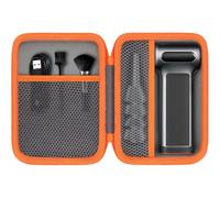 Khanka para WOLFBOX MF200 Plumero de Aire Eléctrico, Soplador Inalámbrico y Soplador de Aire, Estuche rígido de Almacenamiento con Bolsillo de Malla para Accesorios WOLFBOX MF200, Solo Estuche (Gris)