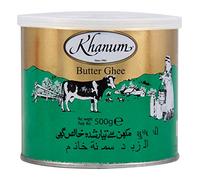 Khanum Pure Butter Ghee 500 g (paquete de 2)