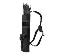 KHASCBNF Archery Quiver Holder Bolsa de aljaba con Soporte for Flechas, Bolsa Almacenamiento multifunción Tela Oxford, práctica Tiro Arco for Exteriores(Black)